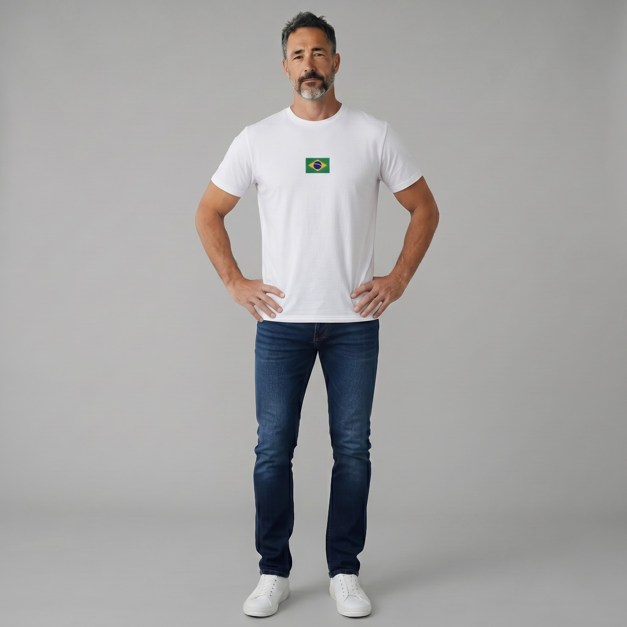 Camiseta Masculina Brasil Crew