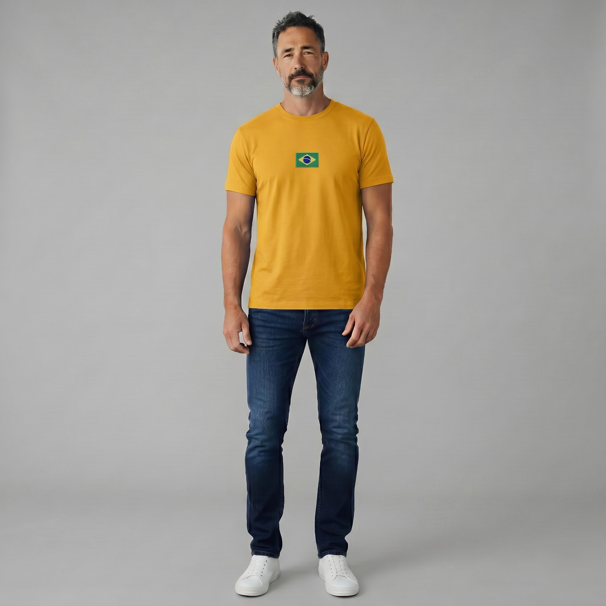 Camiseta Masculina Brasil Crew