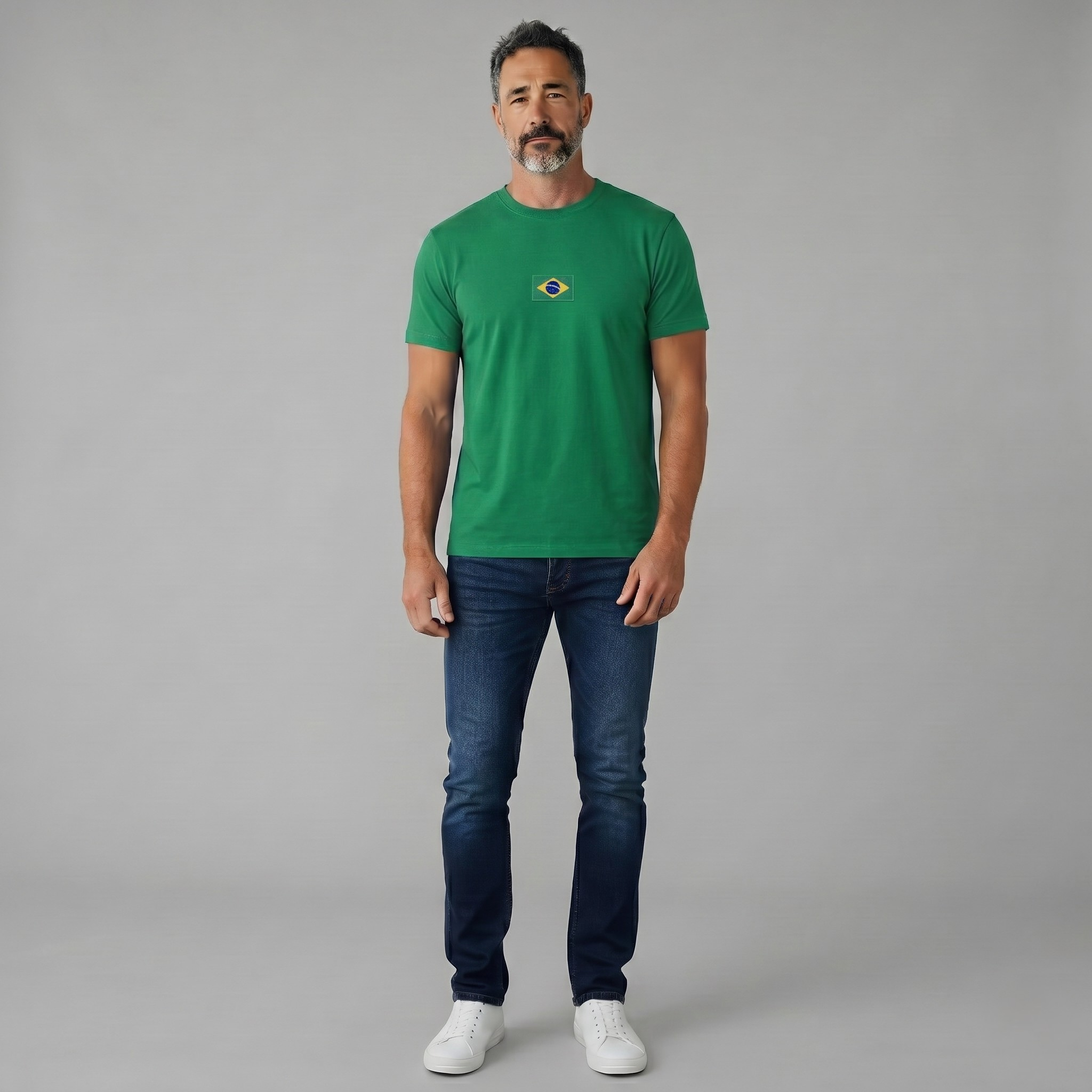 Camiseta Masculina Brasil Crew
