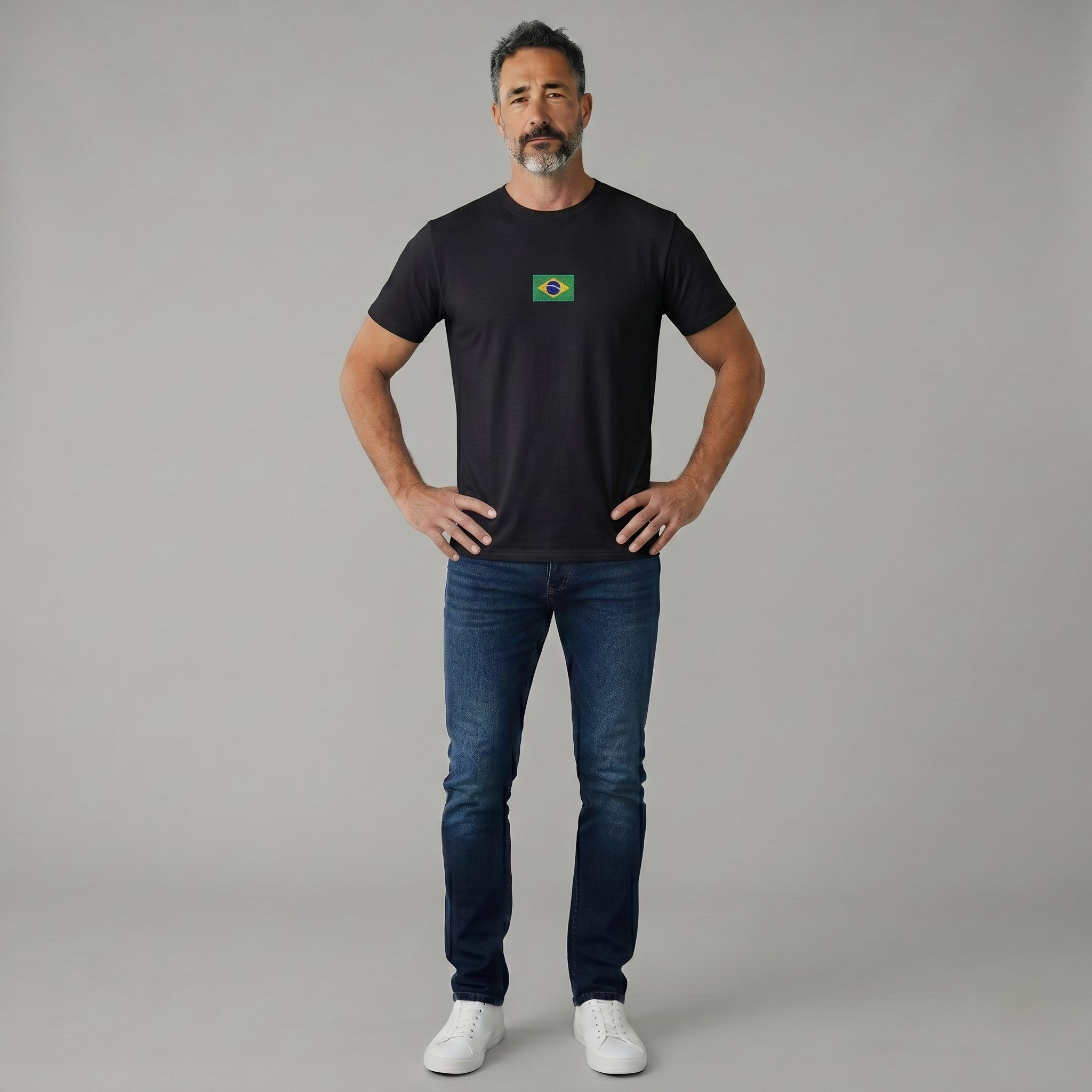 Camiseta Masculina Brasil Crew