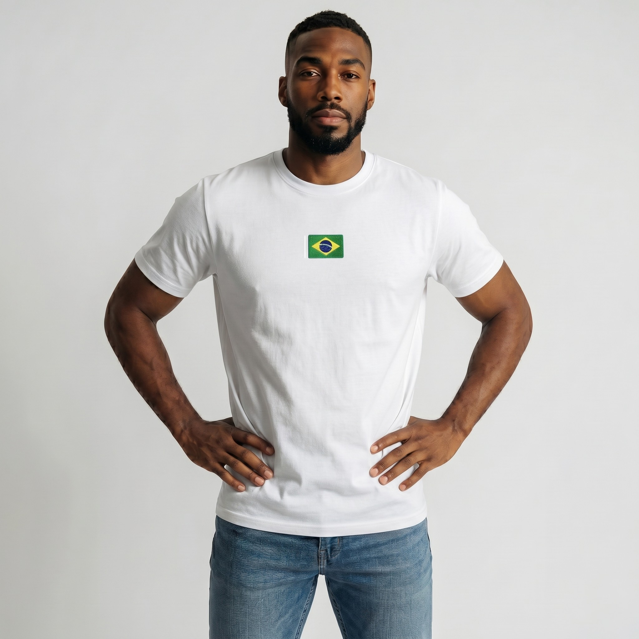 Camiseta Masculina Brasil Crew