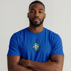 Camiseta Masculina Brasil Crew Brasão