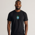 Camiseta Masculina Brasil Crew Brasão