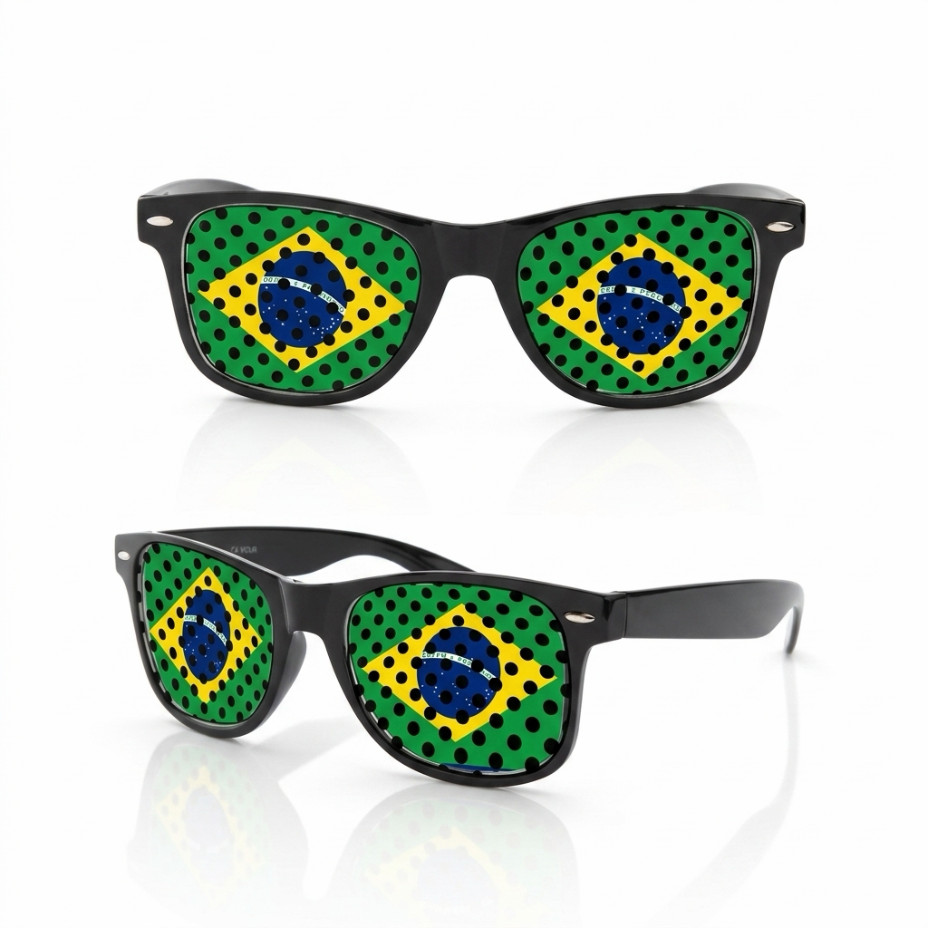 Oculos Sticker Brasil Imagem principal do produto