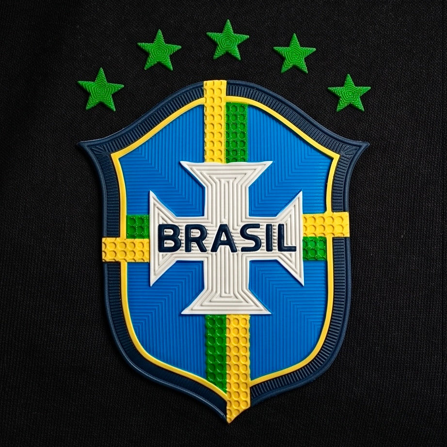 Camiseta Masculina Brasil Crew Brasão