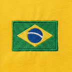 Baby Look Brasil Feminina Bordada