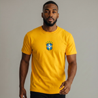 Camiseta Masculina Brasil Crew Brasão