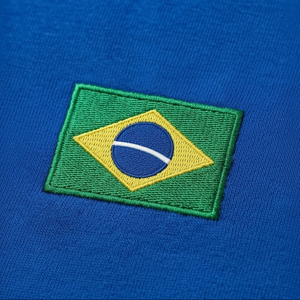 Baby Look Brasil Feminina Bordada