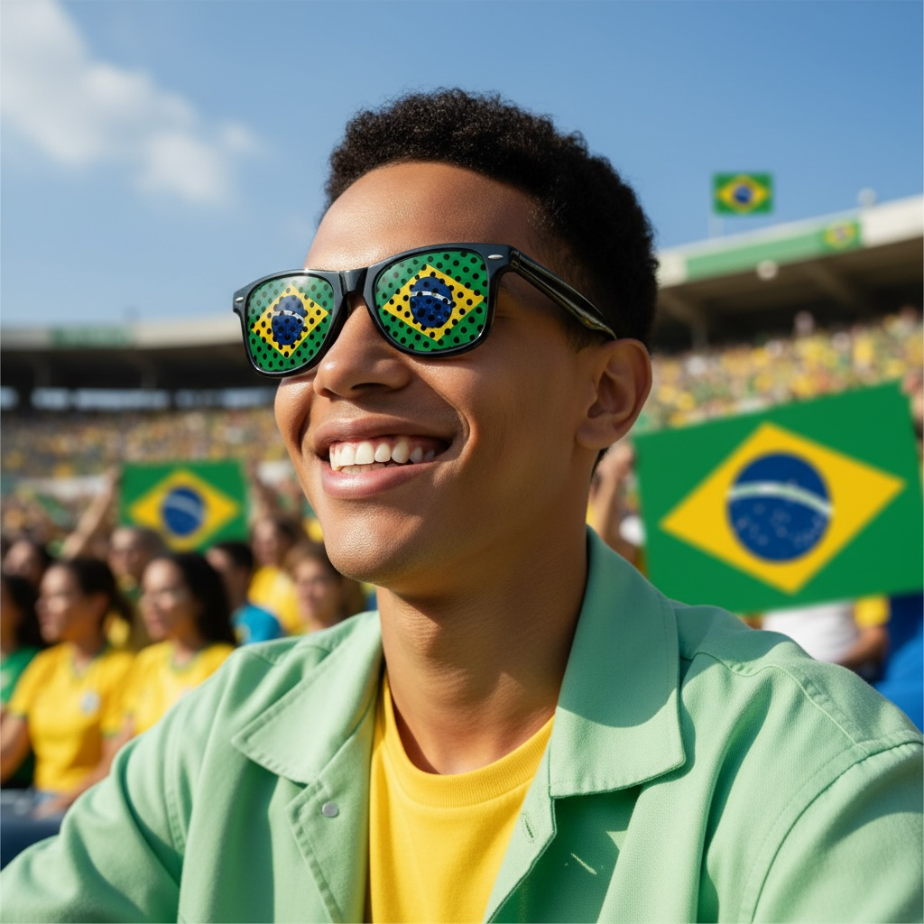 Oculos Sticker Brasil