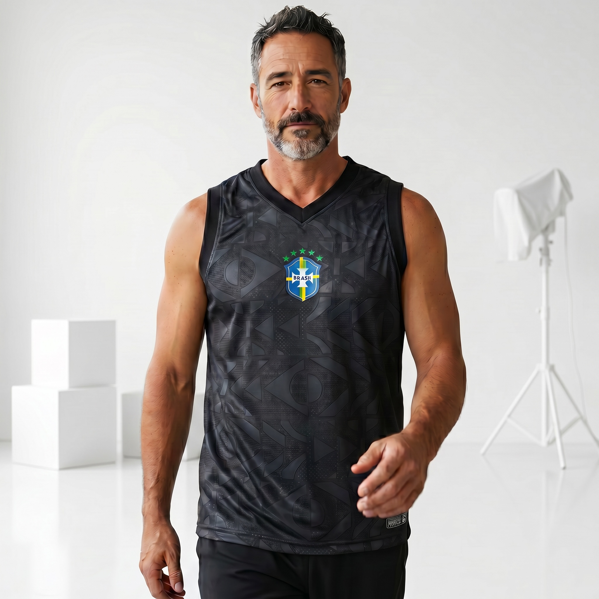 Regata Masculina Dry Tech Brasil Crew