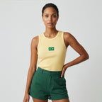Regata Feminina Canelada Gola Redonda Brasil